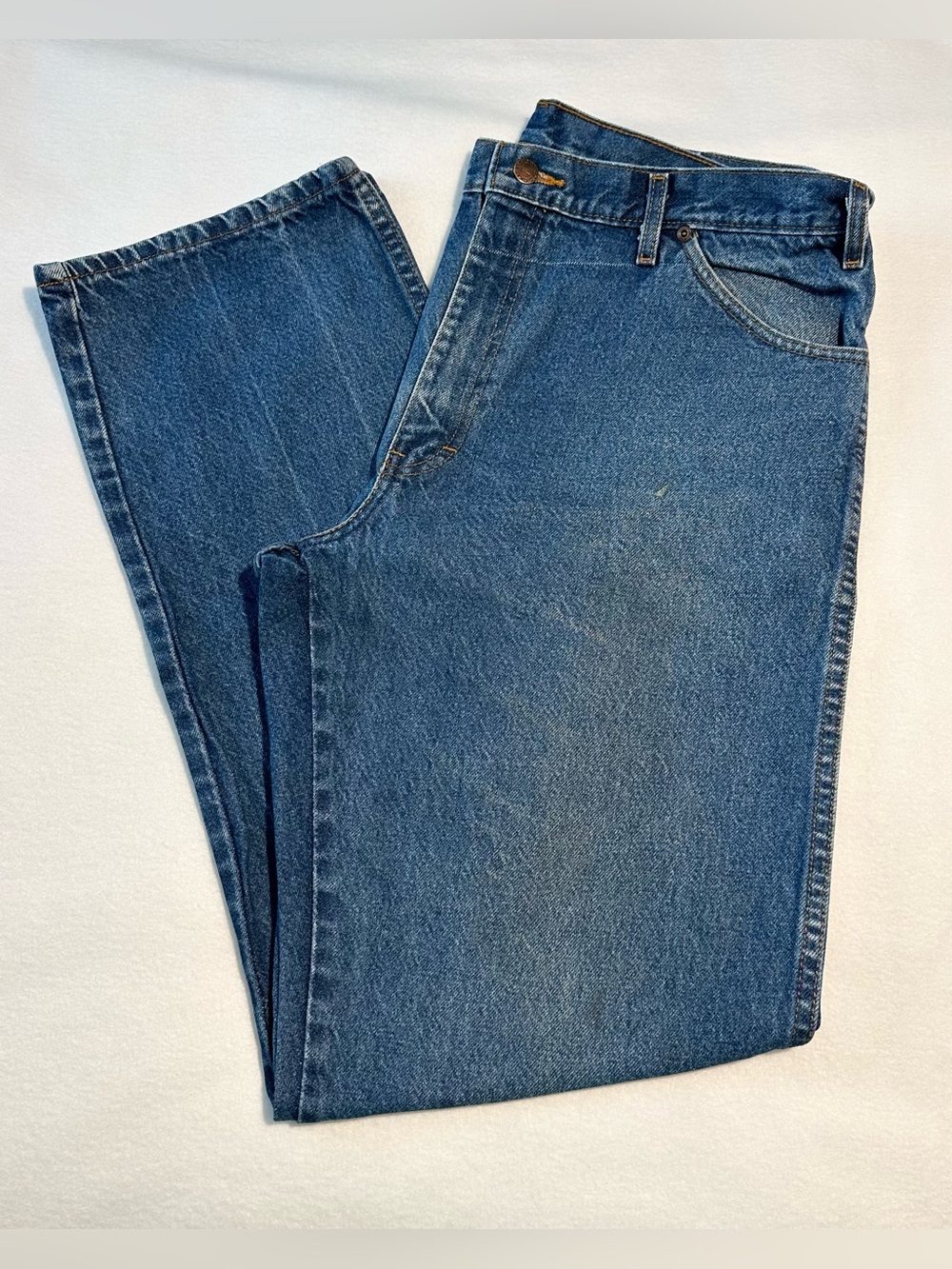 Dickies Men's Straight Fit Workwear Gorpcore Skateboarding Medium Blue Jeans